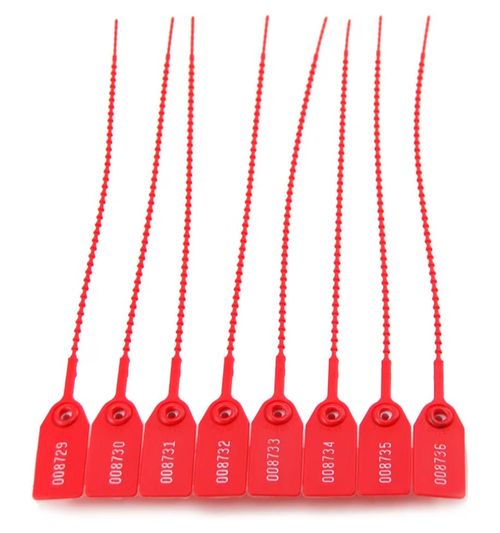 Numbered Security Zip Ties (Bundle of 7)